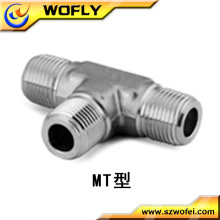 stainless steel tube mounting brackets pipe fitting tee
